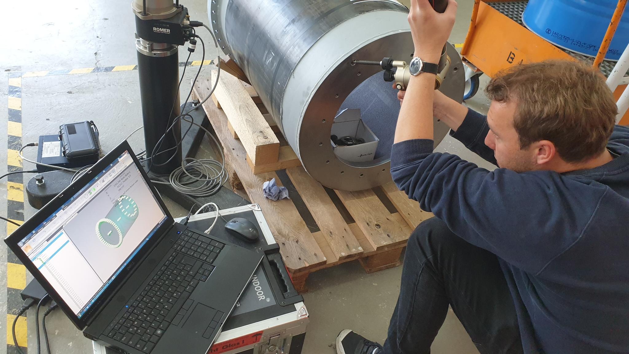 Vermessung von Rohrteilen – Abblildung zur Eigenproduktion von Ersatzteilen