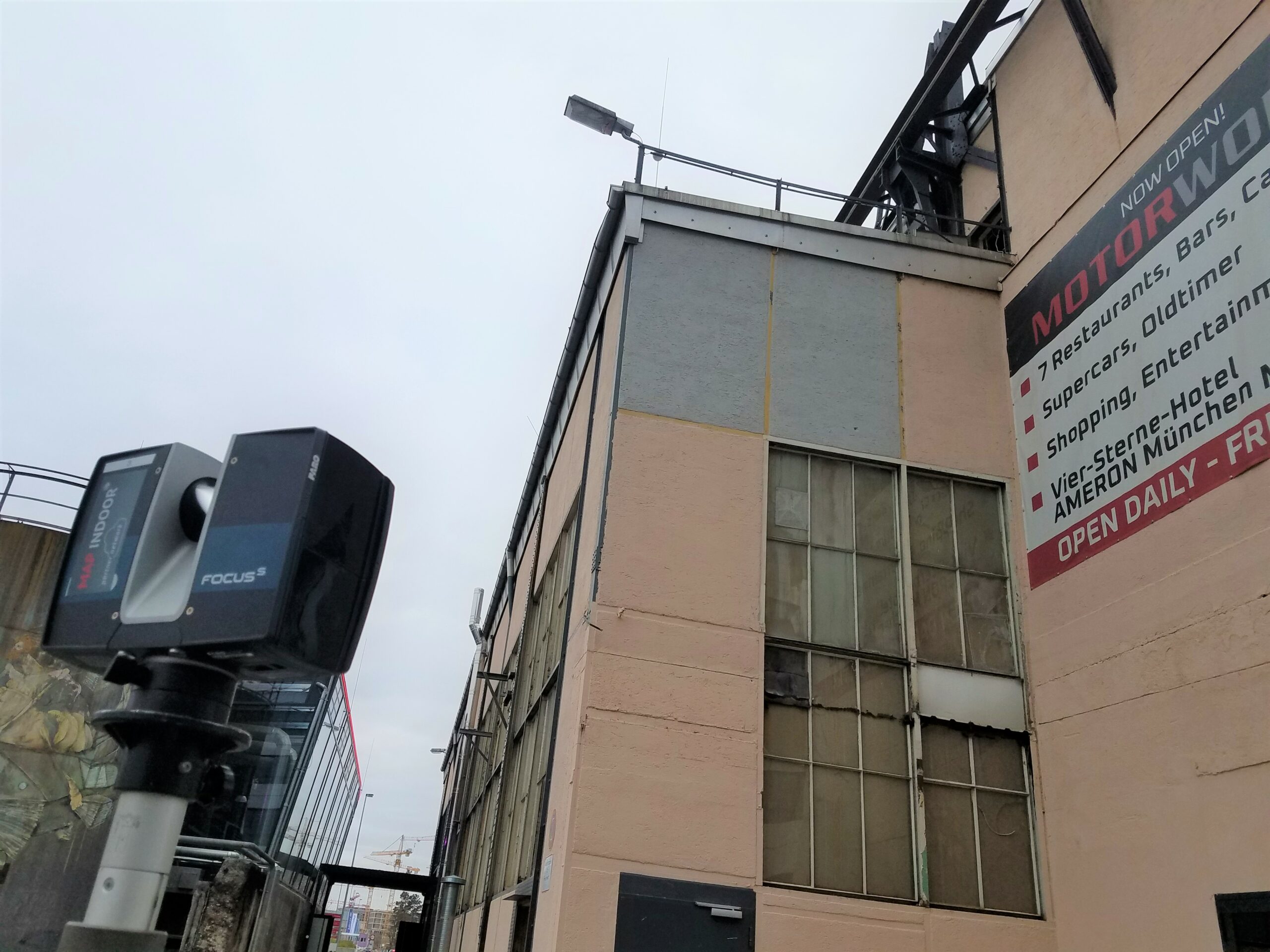 Das imposante „Kesselhaus“ – Eventloacation der Motorworld München